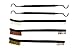 SE 7-Inch 5-Piece Gun Cleaning Brush Set - Includes Double-Ended Brass, Copper, Nylon Brushes and Picks for Detailed Cleaning of Rifles, Pistols, and More - 7624BC-5