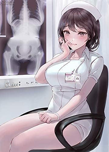 Amazon Earlfamily アニメステッカー セクシー エロナース 制服誘惑 巨乳 女体美 黒髪 魅惑のふともも 防水ステッカー成人向 汎用 パソコン ノート オートバイ 机 車 壁飾り ミラなど適用 無料配達 13cm ステッカー デカール 車 バイク