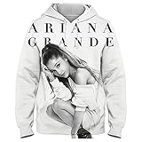 JFLY Ariana Grande 3D Streetwear Damen Hoodies Mädchen Unisex Lose Langarm Übergroßes Sweatshirt 2021 Weibliche Frauen Pullover Tops