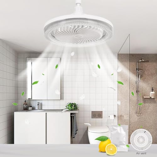 Opiniones y reviews de Focos para el techo para comprar online. 41 RUBOQE Foco Ventilador de Techo con LED Luces, E26/E27 Abanicos de Techo con Control Remoto, 3000K-6500K luminosidad Lampara Regulable, 3 Velocidades, 50W