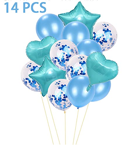 OPATER Birthday Party Supplies Decorations Blue Balloons for Boys Girls Kids Baby Shower Decor