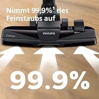 PHILIPS AquaTrio Nass-Trockensauger 9000 Serie, Schwarz, 45 Min. Laufzeit – Ansicht 6