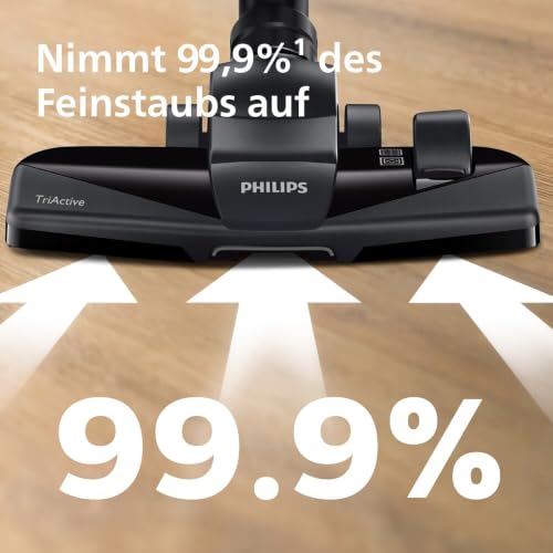 Philips PowerPro Compact Série 3000 Aspirateur sans Sac - 900 W Avec Filtre HEPA et Brosse TriActive (FC9332/09) - 7