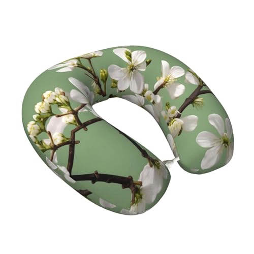 Almohada para cuello con estampado Dogwood Blossoms miniatura 2