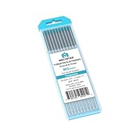MELTSTAR WG20 Wolfram-Elektroden zum WIG-Schweißen mit seltenen Erden in Türkis, 10er-Pack (Türkis – Seltenerd-Mischung (EWG), Ø2.4 x 175 mm)