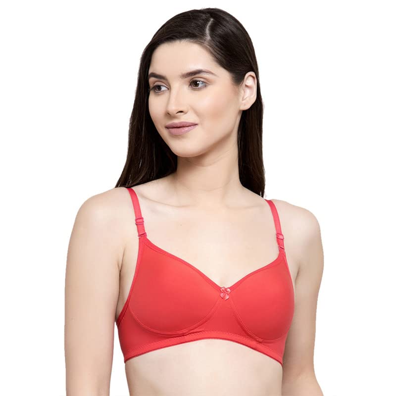 Image of Groversons Paris Beauty Women's Padded, Non-Wired, Seamless T-Shirt Bra (BR184)