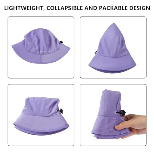 Image of BASSDASH UPF50+ Fishing Bucket Hat for Men Women Lightweight Water Resistant Packable Outdoor Summer Sun Hats FH13