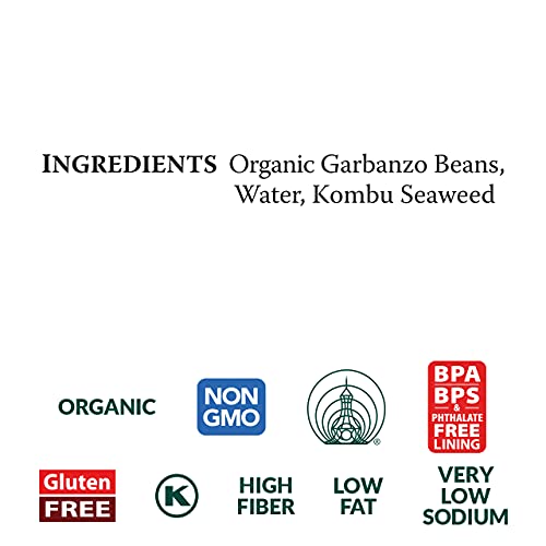 image for Eden Organic Garbanzo Beans, 29 oz Can, No Salt, Non-GMO, Gluten Free,