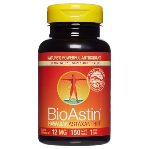 NUTREX HAWAII, BioAstin Hawaiian Astaxanthin 12 mg, Boosts Immunity and Supports Eye, Skin and Joint Health, 150 Count