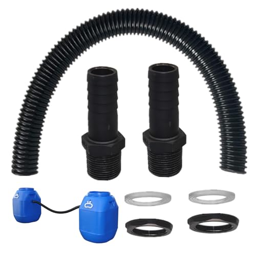 El mejor review de Mangueras y conexiones para agua para comprar hoy. 33 Cndiyald Kit de conexión de Tope de Agua 0.5m Kit de Enlace de tubería de Conector de Agua de 0.5 m para unir los barriles de Lluvia Tanques de Agua Accesorios 3 Piezas de...