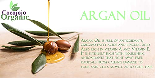 Cocojojo Pure Deodorized Argan Oil - All Natural - Moroccan Argan Oil - Filtered To Reduce Smell - Perfect For Skin, Face, Hair, Nails - Reduced Scent - (16 Oz) #TOP2