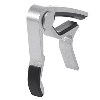 AUNEVN Capodastre Capo Pince Guitare Acoustique Folk Classique Electrique Argent Metal – Image 5