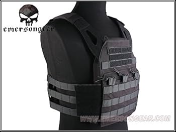 Amazon | EMERSON JPCタイプ プレートキャリア ベスト BK ブラック