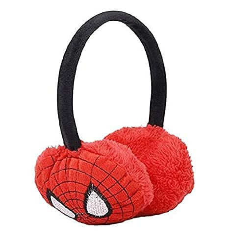 Boy's & Girl's Spiderman Printed Design Winter Warm Cartoon Earmuffs | Ear Warmer Kanpatta (Color-Multicolor with Different Designs & Patterns) (Pack of 1)-image-18