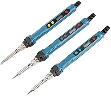 Soldering 2019 CXG 110W Sleep Function LCD Digital Thermostat Adjustable Electrical Soldering Iron For Phone DIY PCB Repair Soldering - (CN, Color: D110W and 17pcs tip, Plug Type: EU)
