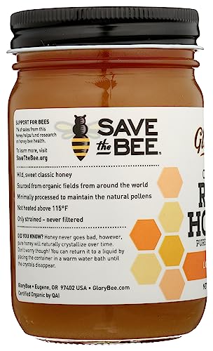 Miel Orgánica Cruda GloryBee Clover Blossom 18 oz miniatura 6