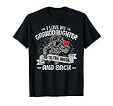 I Love My Granddaughter To The Moon And Back Shirt Gift Tee