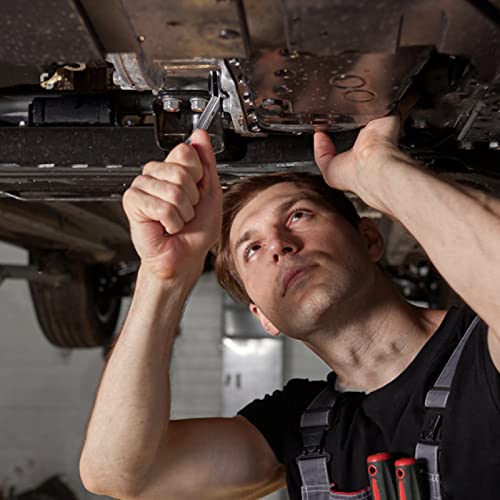 Azuno 6 Pcs Double Offset Box End Reversible Ratcheting Wrench Set, Metric, Ratchet Spanner Crooked For Narrow Spaces #TOP6