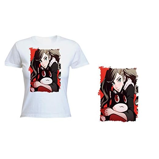 MERCHANDMANIA Camiseta Mujer A3 Chica HEROÍNA Abraza Gato Tshirt