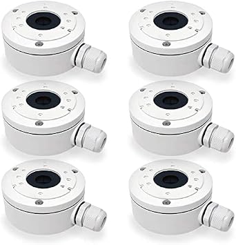 CBXS DS-1280ZJ-XS Junction Box Mount for hik-Compatible Bullet Camera WHITE-6PK