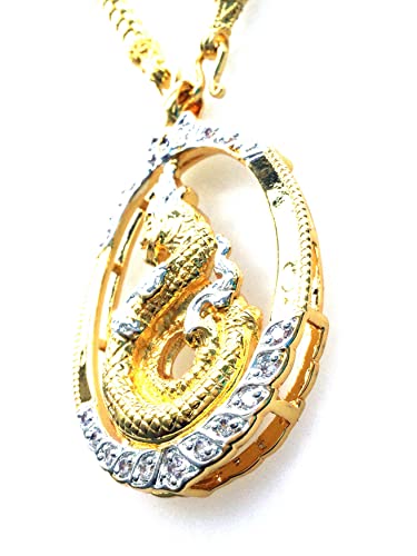 Rare Golden Naga Locket Pendant Set Luxury Jewelry Design With Gold Necklace #TOP7