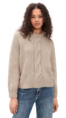 Jenni Kayne Women's Tove Alpaca Pullover, Oat, L