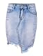 Jeansrock Fraternel Damen Denim Vintage Destroyed in Hellblau