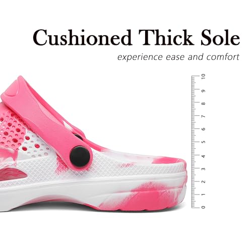 Image of SOSOWHLTE Men's Women's Arch Support Clogs,Unisex Garden Shoes Comfortable Slip-on Outdoor Sandals Slippers for Beach Casual