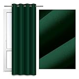 cortinas verdes Las cortinas para ventanas están confeccionadas de forma cuidadosa y profesional, con un dobladillo envolvente de aproximadamente 2 cm. Fabricadas en material con un peso de 160 g/m² (+/- 10 g). Temperatura máxima de lavado: 40 °C