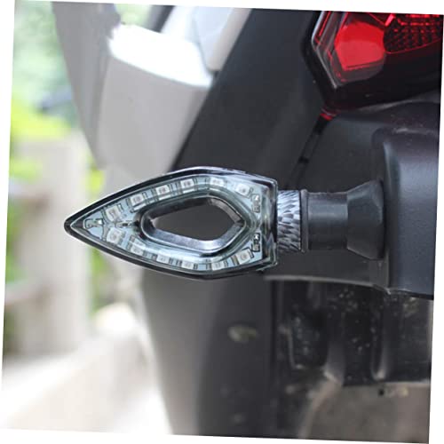 HAKIDZEL 2 Peças Luz De Neblina Pisca Luz De Luz De Freio Piscas Sequenciais LED Piscas De Motocicle