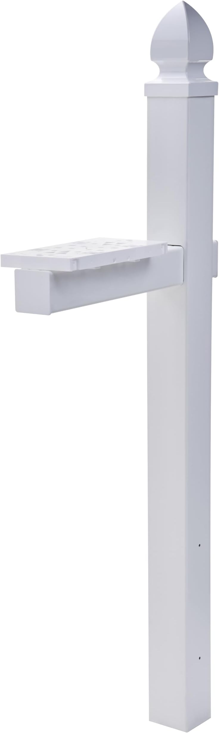 Whitley Plastic Mailbox Post, Compatibility Code A, B, C, WP000WAM, White