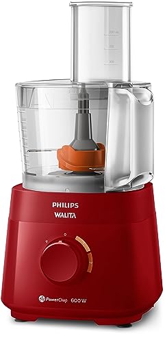 Multiprocessador PowerChop 600 Plus, Philips Walita, 4 em 1, Vermelho 600W, 110v - RI7300/43