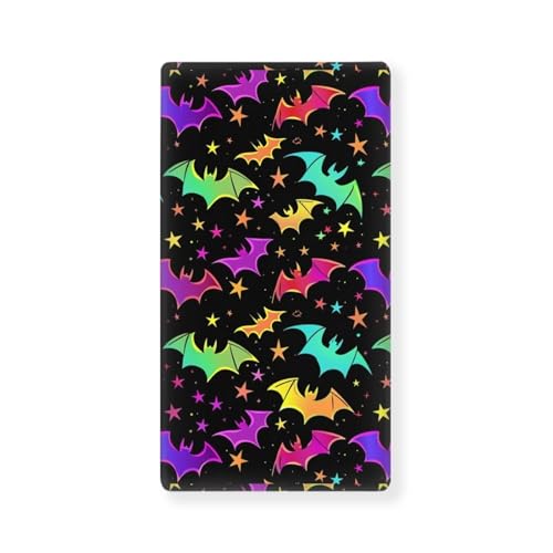 Image of Goth Bats Crib Sheets for Baby Boys Girls Moon Star Crib Sheet for Standard Crib Mattress 28 inch x 52 inch Fitted and Soft Breathable Crib Mattress Sheet