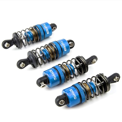 TOOMOD 1/10 50MM RC Oil filled Shock Absorbers kit for Tamiya TT-01 TT-02 M03 M04 M05 M06 TA05 1:10 On Road Car Upgrades Replace Parts (Blue) by TOOMOD - Image 4