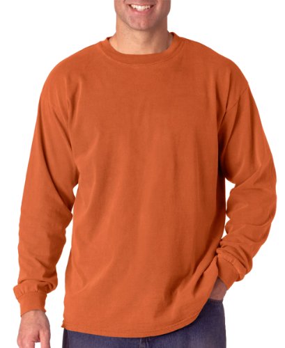 Image of Comfort Colors Ringspun Garment-Dyed Long-Sleeve T-Shirt (C6014)- YAM, S