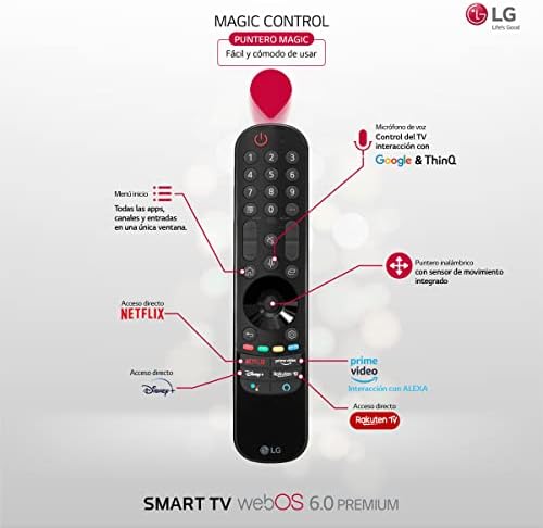 LG 43UP75006LF 43 inch 4K UHD HDR Smart LED TV (2021 Model) with Freeview Play, Prime Video, Netflix, Disney+, Google Assistant and Alexa compatible, Ceramic Black