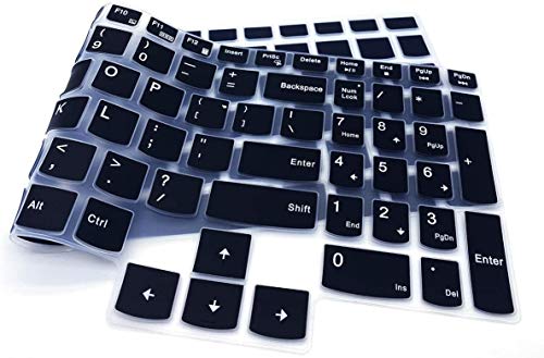 Image of iFyx Silicone Keyboard Skin Cover for 2023-2024 16 inch Lenovo Legion Pro 5 5i 7i Legion Slim 7i 5 5i Lenovo LOQ 15.6 inch Gaming Laptop Keyboard Protective Cover (Black)