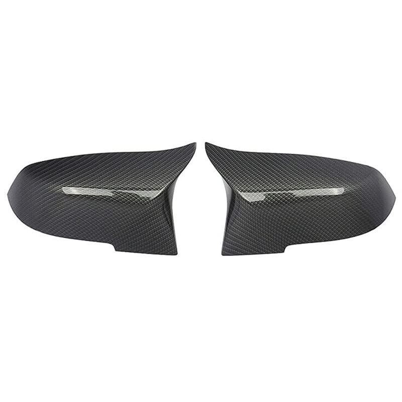 Car Craft Compatible With Bmw 1 2 3 Series F20 F22 F30 F34 Gt 12-18 4 Series F32 14-18 F87 14-18 M3 M4 M5 M6 Side Rear View Case Door Wing Cap Shell Housing Mirror Covers Carbon Fiber Look CC-5948