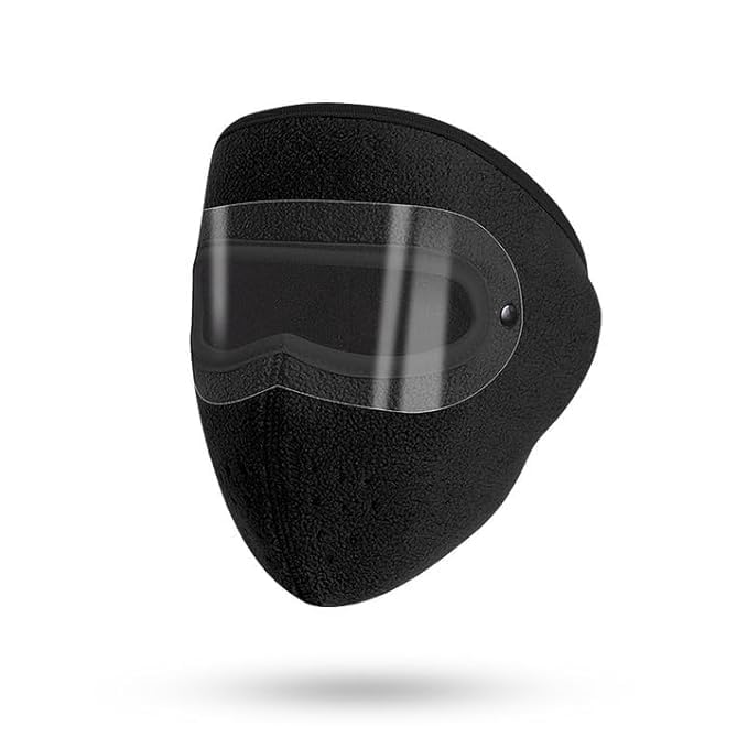Cotton Unisex Winter Face Mask with Eye Protection Goggles | Windproof, Warm & Sun Protection Mask for Cycling, Bike Riding & Outdoor Use | Full Face Cover for Men & Women-image-15
