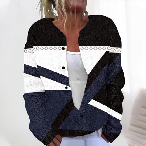 Juniors Festival Christmas Outfits for Women Print Crochet Knit Cardigan Fall Winter 2025 Y2K2