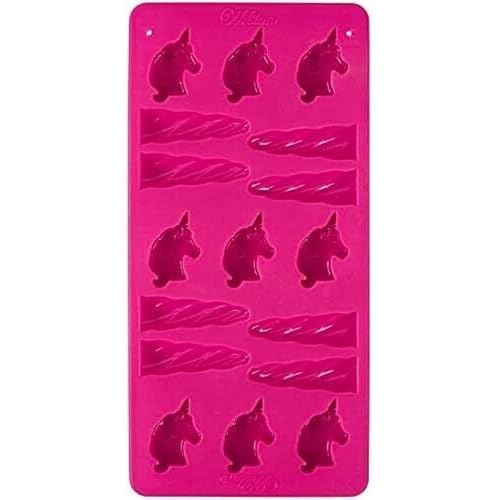 Image of Pink Unicorn Silicone Mould – 17-Cavity Candy and Chocolate Mold for Cake Decorating, Birthday Party Treats, and Fun Unicorn-Themed Confections (12)