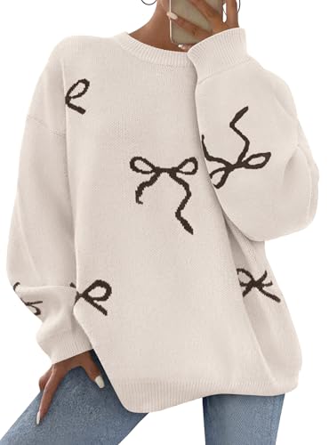 PRETTYGARDEN Fall Long Sleeve Pullover Sweaters for Women 2025 Trendy