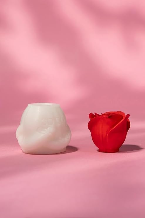3D Gül Goncası Silikon Mum Kalıbı