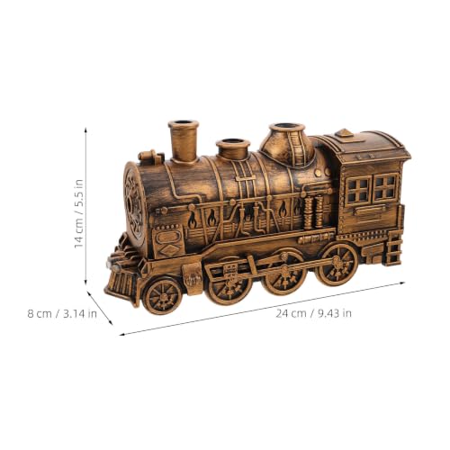 Uonlytech Retro Train Oil Diffuser with LED Lights Vintage Locomotive Cool Mist Humidifier Quiet Auto Shut-off Aromatherapy for Holiday And Home Decor