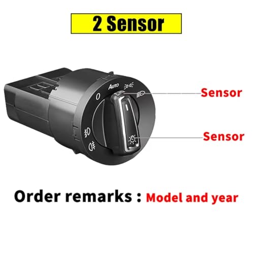 Interruptor de faro para solventar fallos de luces en Passat y Sharan 7M 6