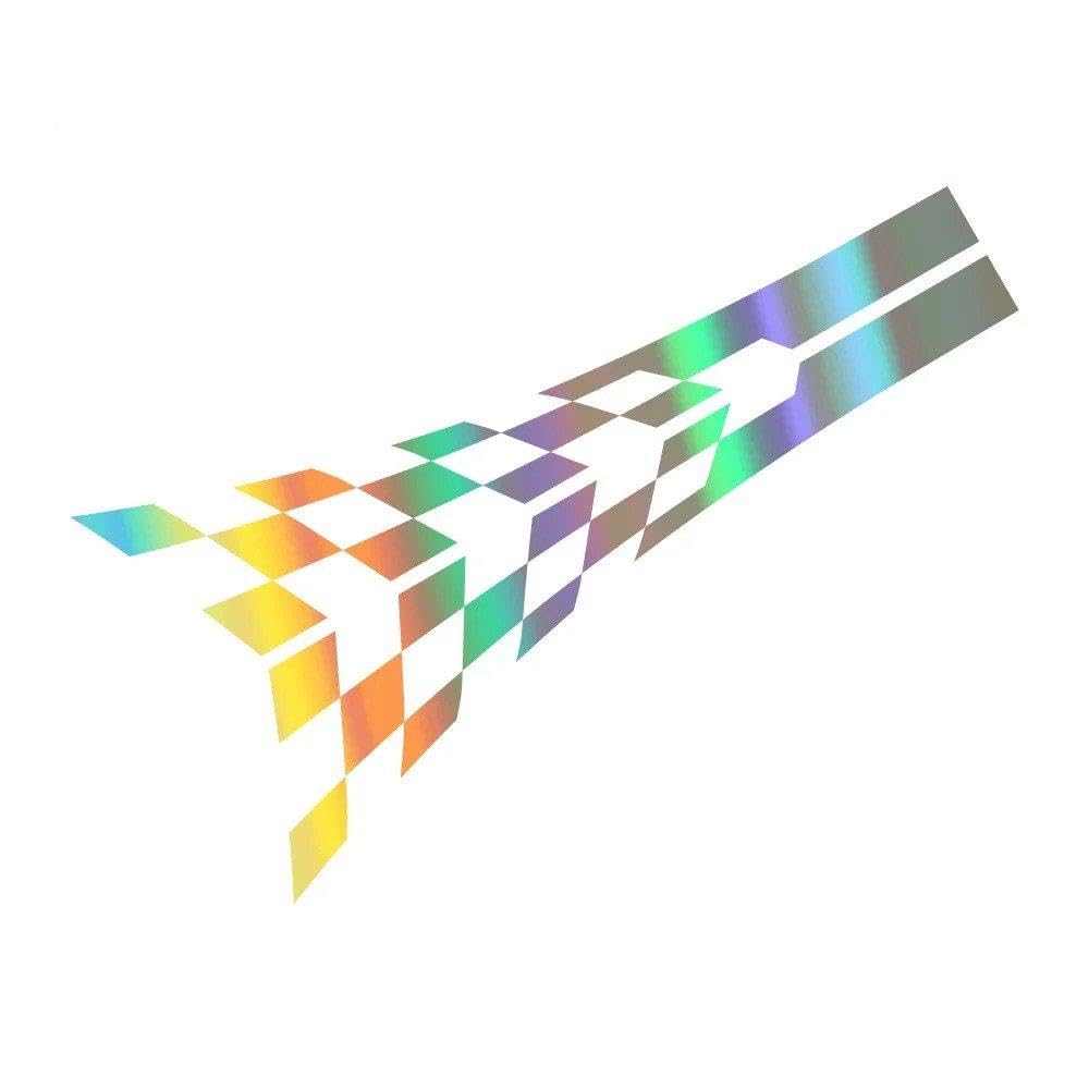 Auto Accessory Car Hood Bonnet Sticker Cover Graphics Racing Sport Decor Decal Auto Tuning Accessories(Colorful Laser)