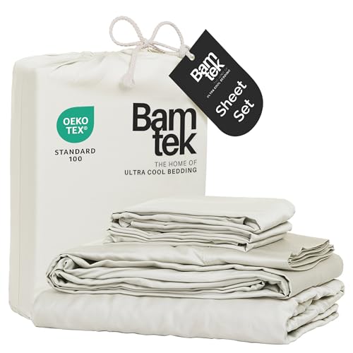 100% Viscose Bamboo Twin XL Sheets 3PC Set
