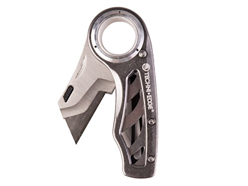 Techni Edge TE03-731 2 Pack REVO Folding Utility Knife, Black