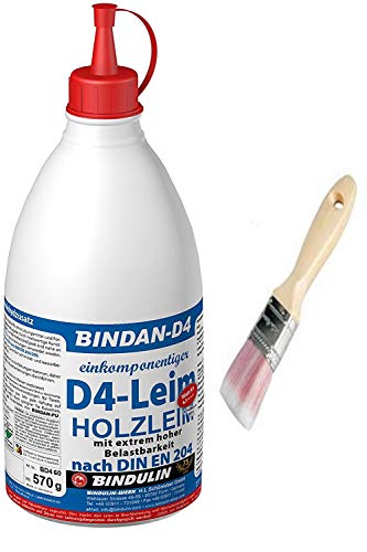 Bindan-D4 d4 Leim (1-Komponenten-D4-Leim) inkl. 1 Pinsel von E-Com24 (280 Gramm)