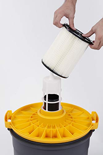 Workshop Wet/Dry Vacs Vacuum Filter Ws21200F Standard Wet/Dry Vacuum Filter (Single Shop Vacuum Cleaner Filter Cartridge) Fits Workshop 5-Gallon To 16-Gallon Shop Vacuum Cleaners #TOP2